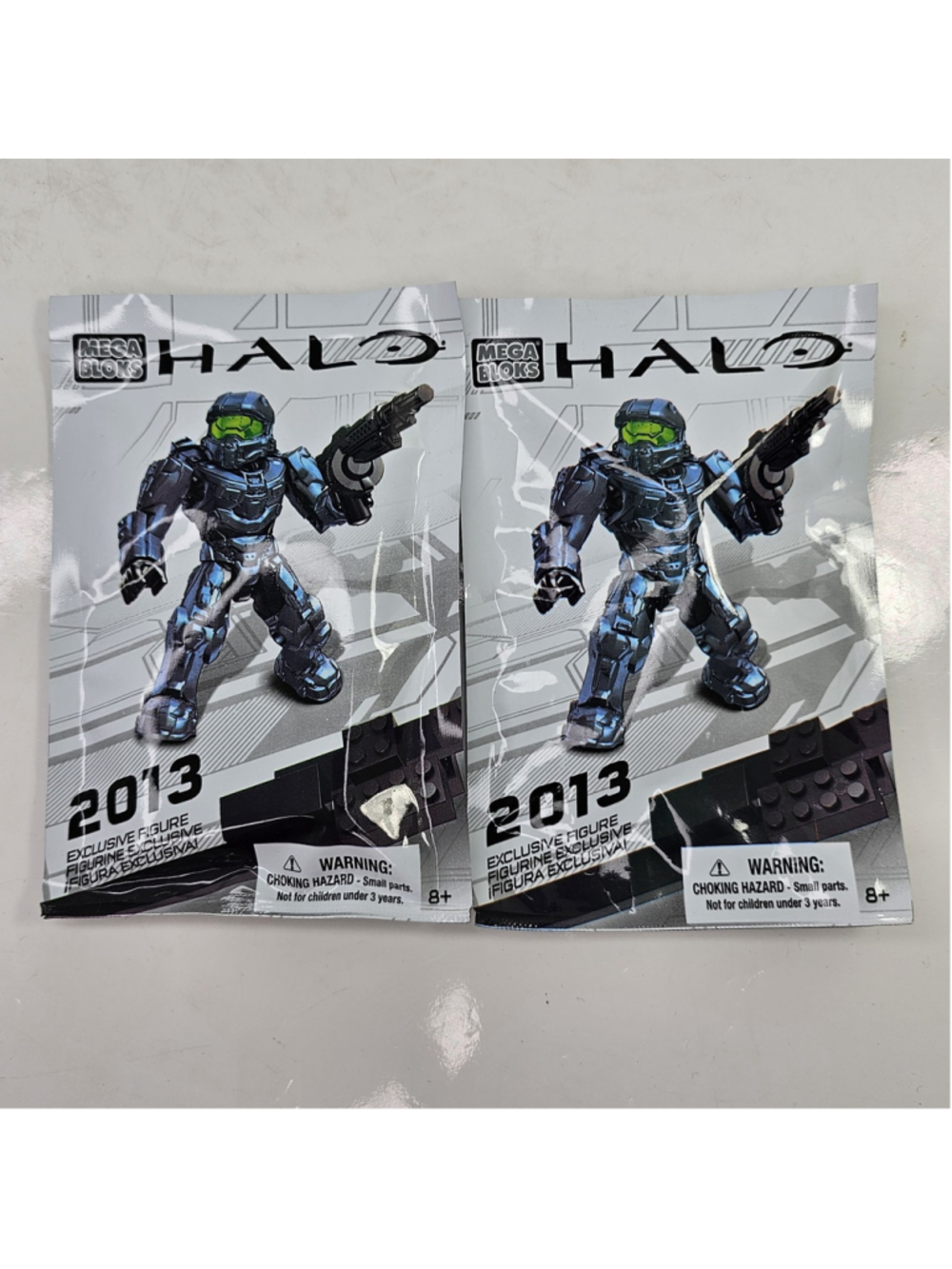 2x Mega Bloks Halo 2013 Exclusive Spartan Mark VI Figures 99693 Sealed